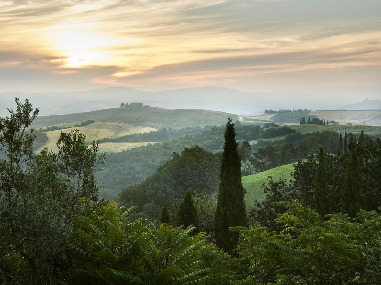 Borgo Lucignanello Bandini Villa San Giovanni dʼAsso Exteriör bild