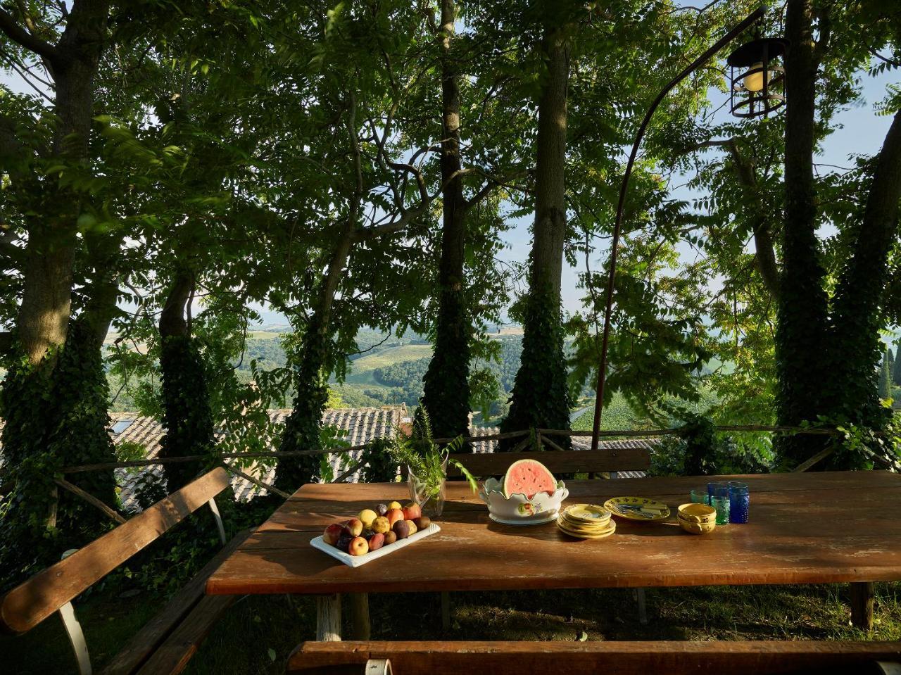 Borgo Lucignanello Bandini Villa San Giovanni dʼAsso Exteriör bild
