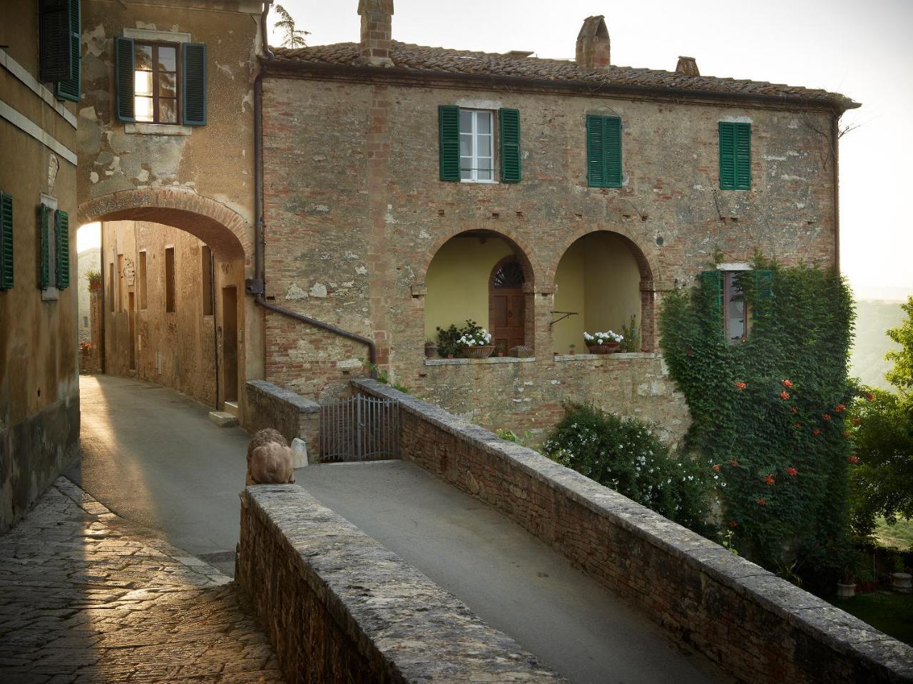 Borgo Lucignanello Bandini Villa San Giovanni dʼAsso Exteriör bild