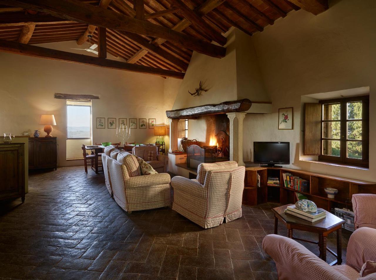 Borgo Lucignanello Bandini Villa San Giovanni dʼAsso Exteriör bild