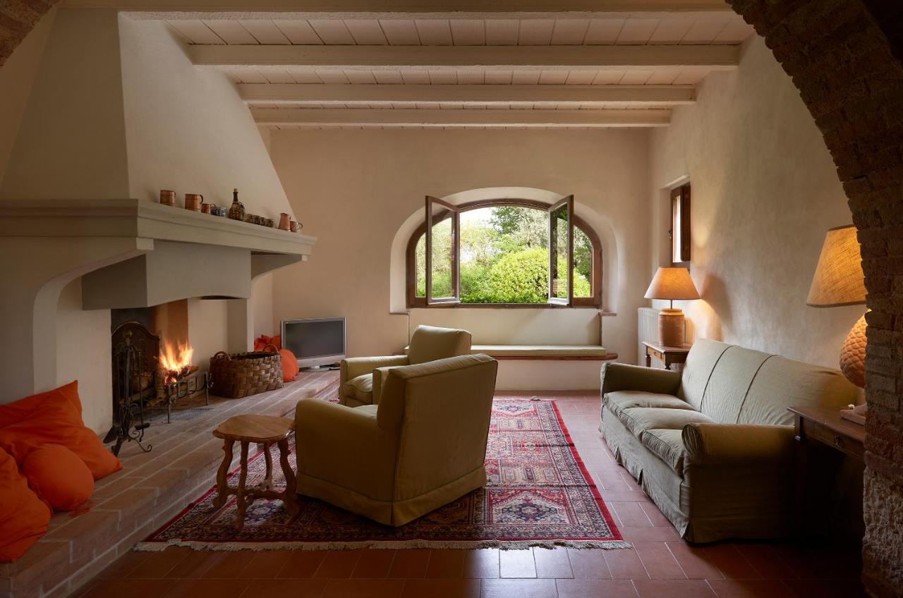 Borgo Lucignanello Bandini Villa San Giovanni dʼAsso Exteriör bild