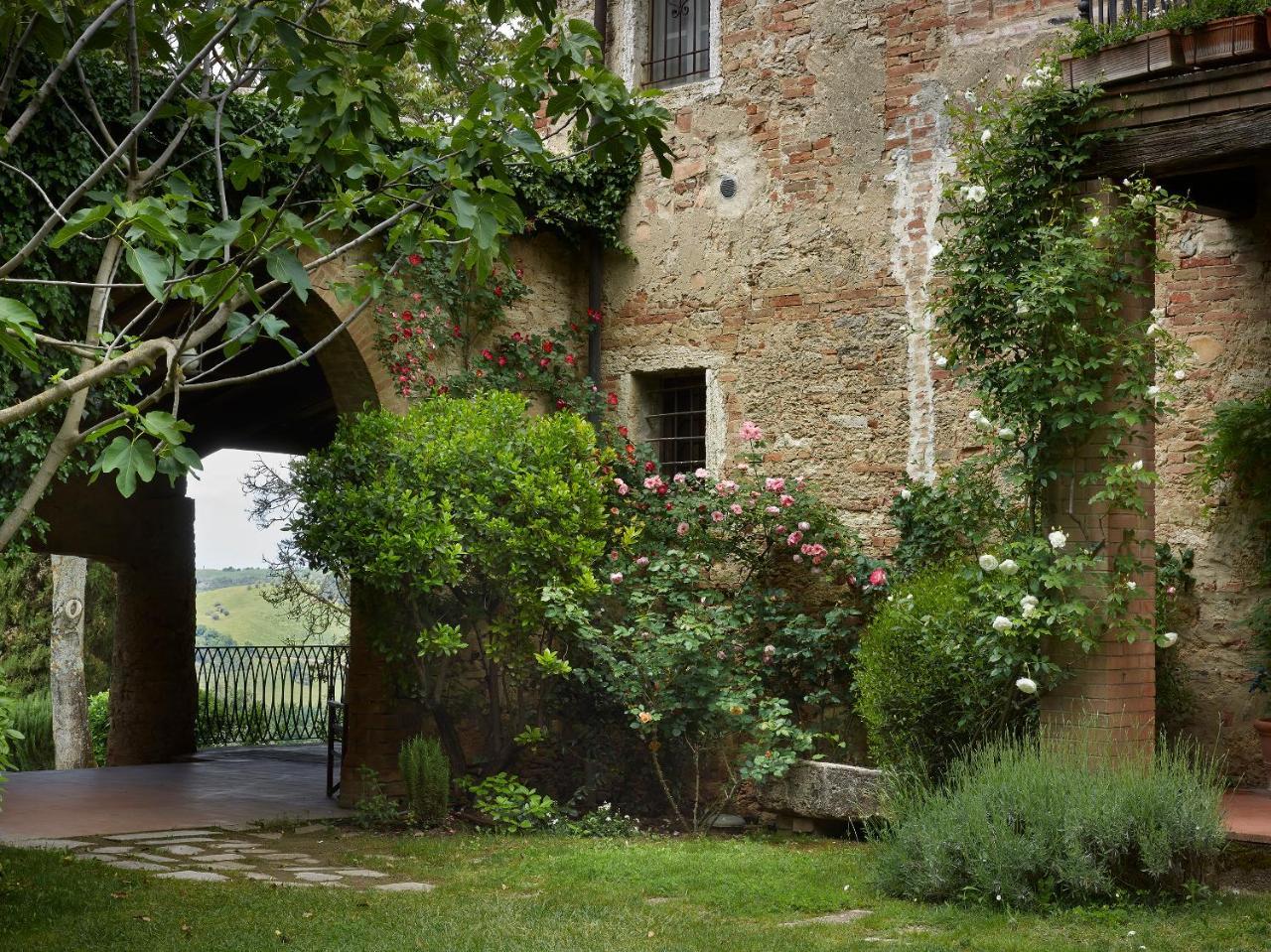 Borgo Lucignanello Bandini Villa San Giovanni dʼAsso Exteriör bild