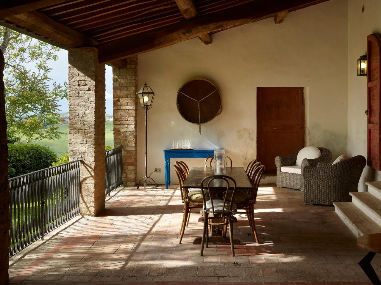 Borgo Lucignanello Bandini Villa San Giovanni dʼAsso Exteriör bild