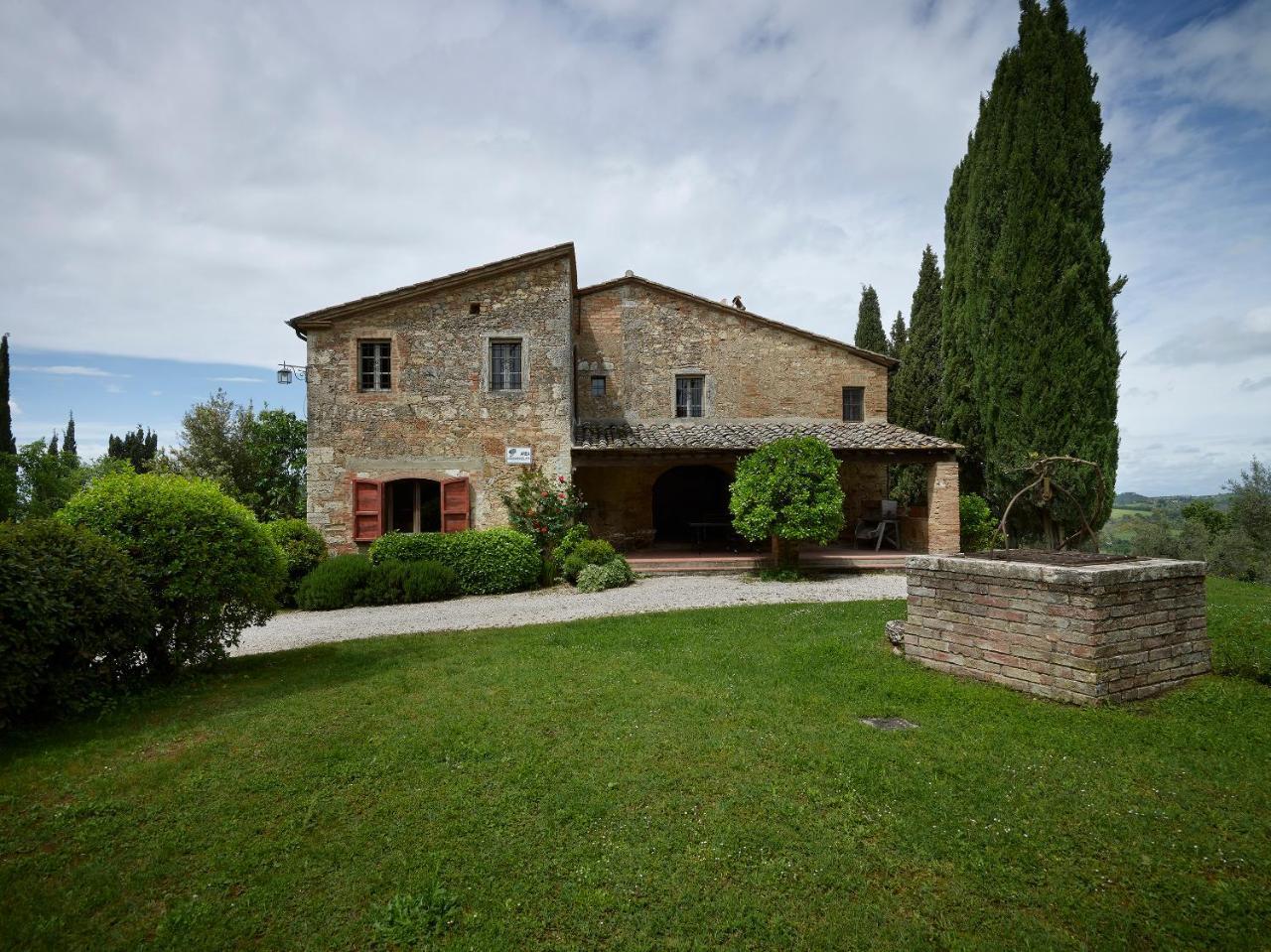 Borgo Lucignanello Bandini Villa San Giovanni dʼAsso Exteriör bild